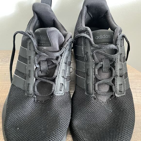 Adidas Women's Cloudfoam Comfy Black Running Sneaker Size 7 - Picture 7 of 11